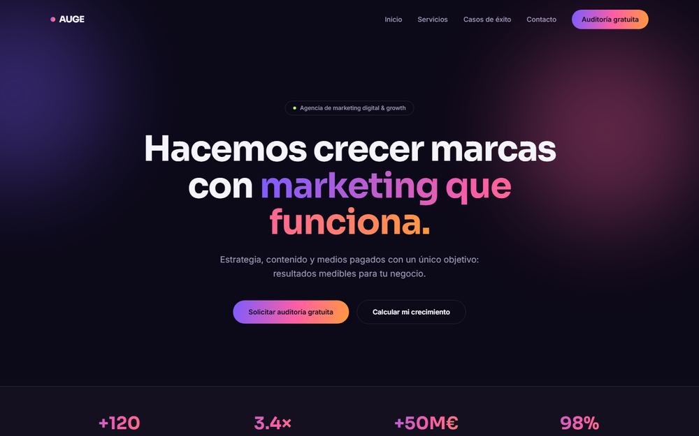 Auge — Agencia de marketing